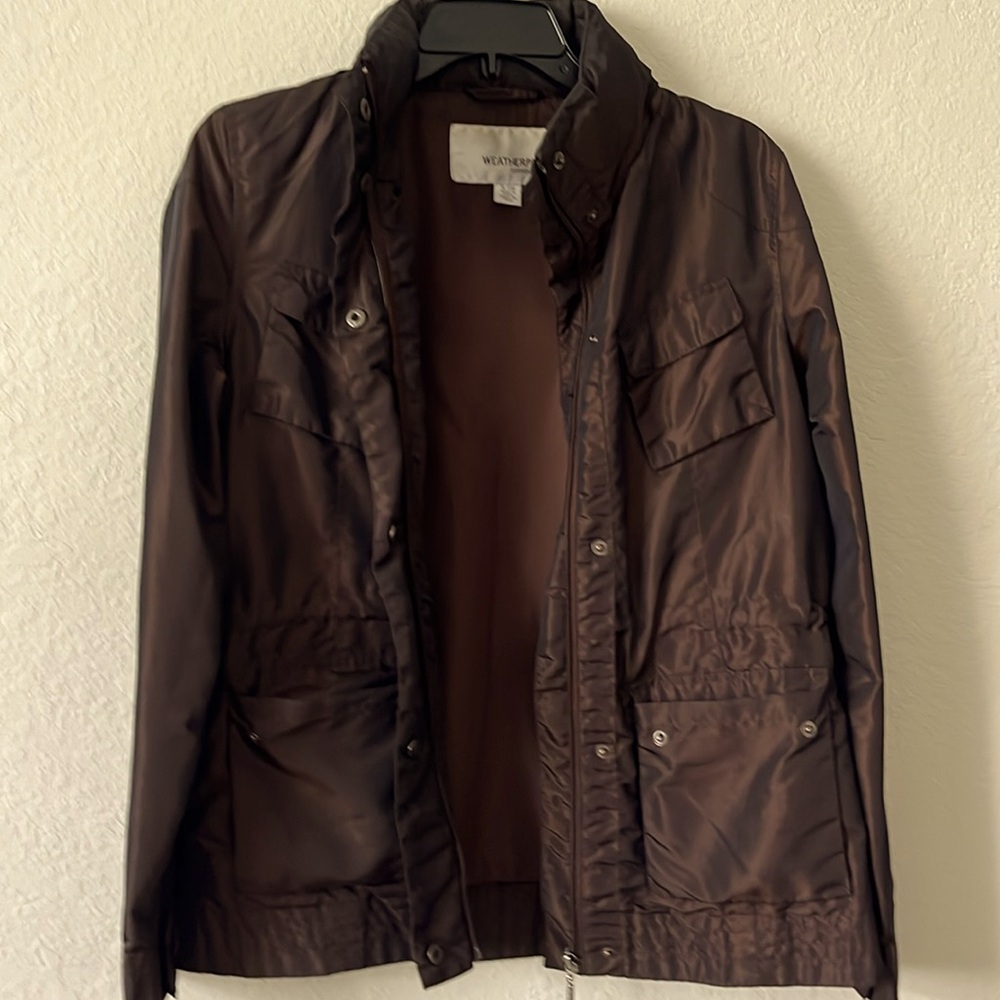 Weatherproof brand Jacket size S , beautiful chocolate color
